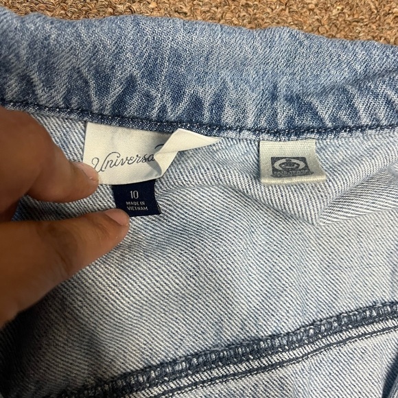 Women's Light Blue Denim Jumpsuit - Picture 6 of 6